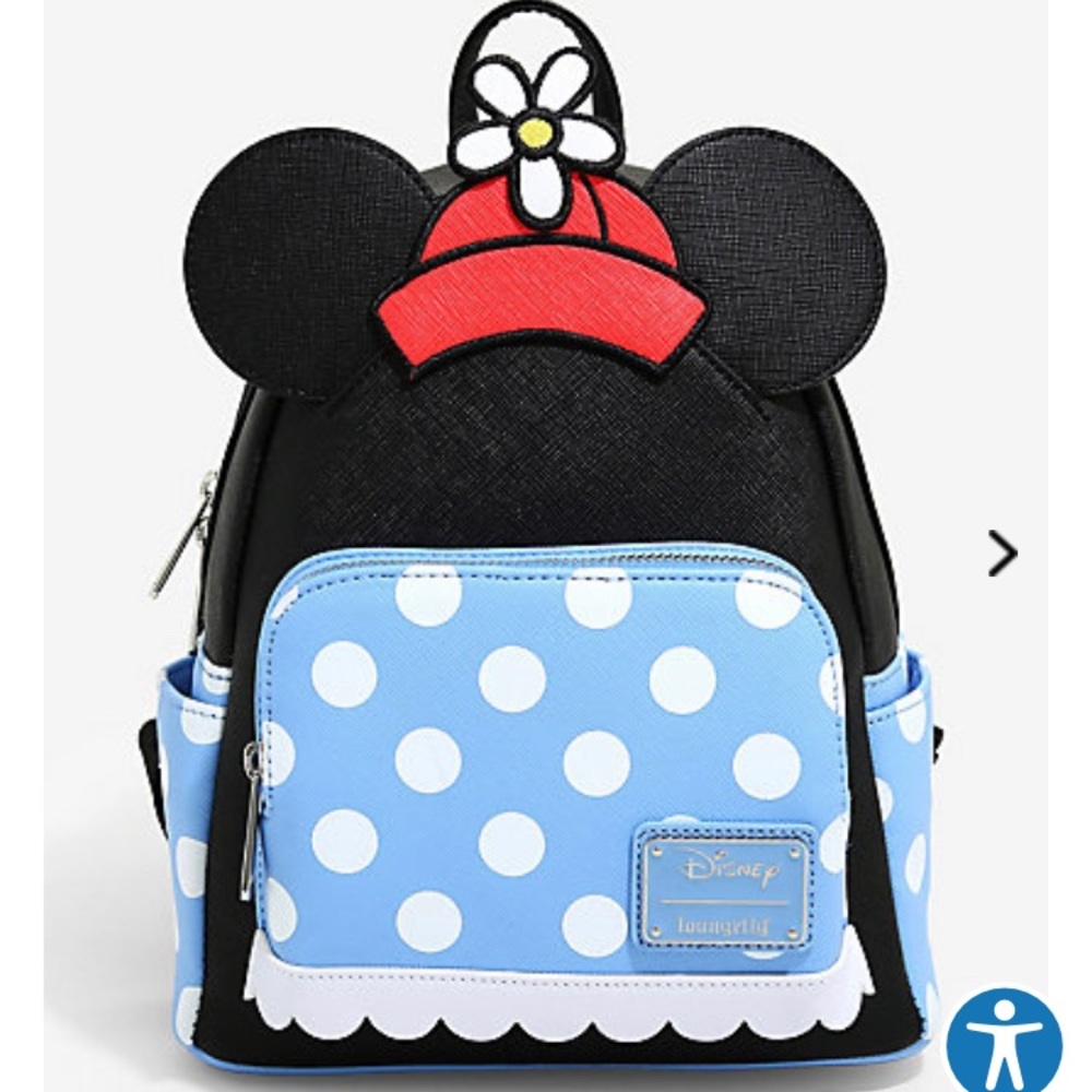 🚫SOLD🚫 Minnie Mouse Retro Polka Dot Backpack